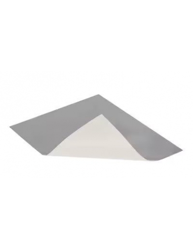 Materiale per etichette in pellicola di alluminio 3M 7940 argento opaco.