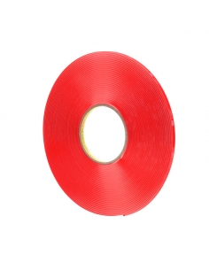 Biadesivo 3M VHB 4918F, trasparente, 285 mm x 16.5 m, resistente a acqua e umidità.