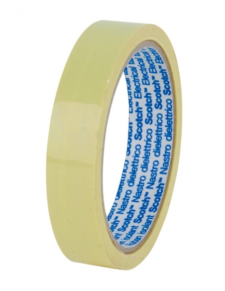 Nastro adesivo 3M 74 giallo, dielettrico, formato LOG ROLL.