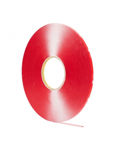 Biadesivo 3M VHB 4611F, trasparente, 285 mm x 25 m, resistente a acqua e umidità.