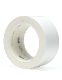 Rotolo 3M™ 471 nastro adesivo in vinile bianco da 1200 mm x 33 m. 2
