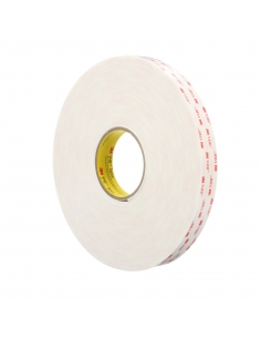 Biadesivo acrilico 3M VHB 4945P, bianco, 1180 mm x 33 m, adatto per applicazioni sia interne che esterne. 2