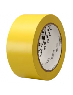 3M™ General Purpose Vinyl Tape 764 giallo 50 mm × 33 m, spessore 0,13 mm.