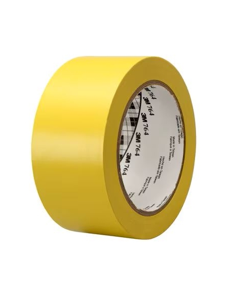 3M™ General Purpose Vinyl Tape 764 giallo 50 mm × 33 m, spessore 0,13 mm.