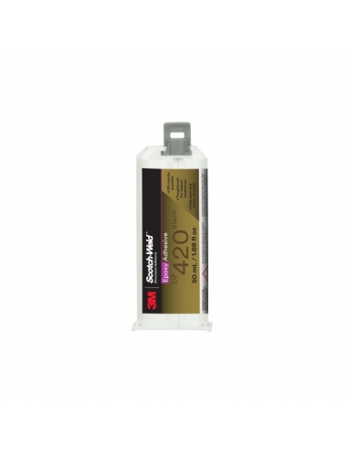 Adesivo 3M DP420 Bicomponente,Nero, 50 ml