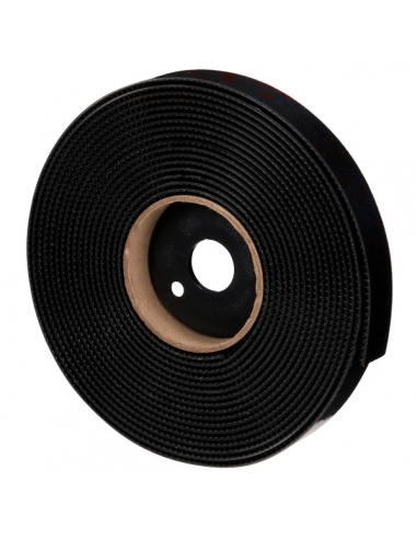 Fissaggio richiudibile 3M Dual Lock SJ3550CF nero, adatto a vari substrati.