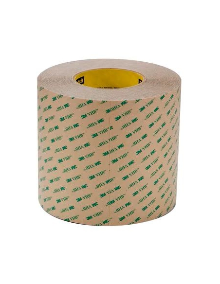 Biadesivo 3M 9460, trasparente, 610 mm x 55 m, buona resistenza termica.