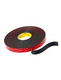 Biadesivo 3M VHB 5958FR, 1200 mm x 33 m, adatto a superfici verniciate a polvere, plastica o vetro.