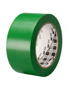 Scotch Vinilico colorato 3M 764.50 mm x 33 m, verde, 0.13 mm, adesivo in gomma resina.Adesione rapida e tenuta eccellente
