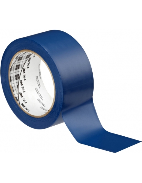 3M™ General Purpose Vinyl Tape 764 blu 50 mm × 33 m, spessore 0,13 mm.