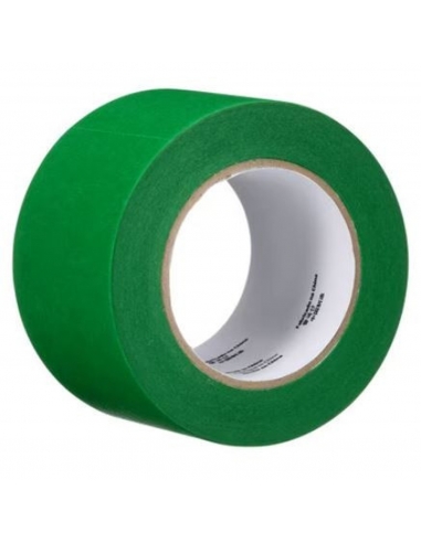 Rotolo industriale 3M™ 2814 verde 1550 mm x 50 m, nastro per mascheratura resistente ai raggi UV.