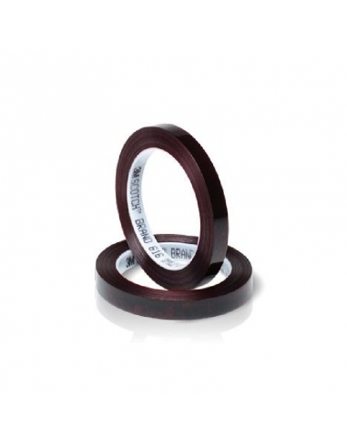 Nastro Per Litografie 3M 616 25 mm x 66 m, rosso rubino, adesivo in gomma.