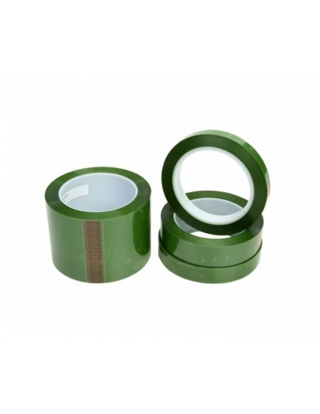 3M™ Polyester Tape 8403 nastro verde in poliestere 25 mm × 66 m con adesivo siliconico resistente fino a 177 °C.