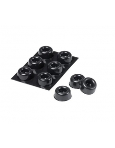 Bumpon paracolpi 3M SJ5009 nero cilindrico con top concavo, 22,4 mm x 10,2 mm 2