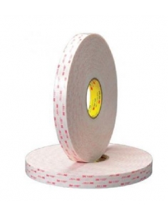 Biadesivo 3M VHB 4932P, bianco, adatto a substrati a bassa energia superficiale. 2