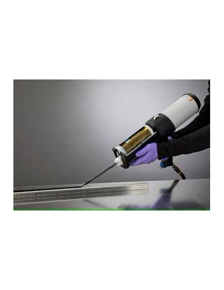 Adesivo acrilico, 3M, Scotch-Weld, contenitore 490 ml, nero, a basso odore.