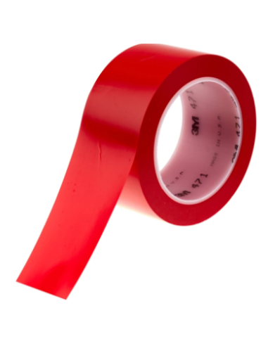3M™ 471 nastro in vinile rosso per segnaletica e marcatura industriale, 1200 mm x 33 m.