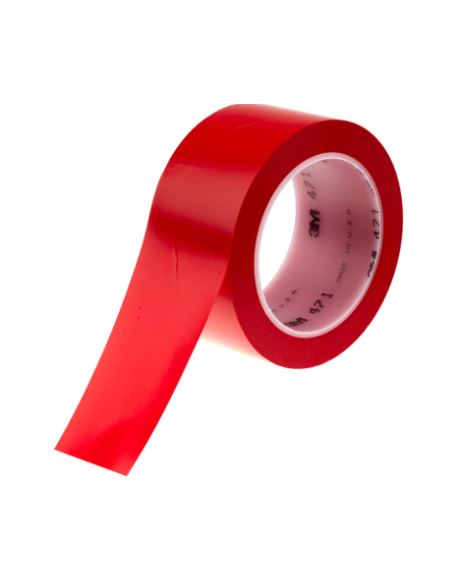 3M™ 471 nastro in vinile rosso per segnaletica e marcatura industriale, 1200 mm x 33 m.