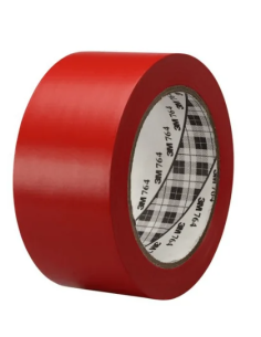 3M™ 764 nastro vinilico rosso multiuso per marcatura e codifica a colori, 50 mm x 33 m. 2