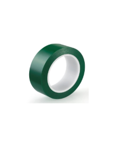 FIN 102-H nastro in poliestere verde con adesivo siliconico, resistente fino a 220 °C per mascheratura e isolamento industriale.