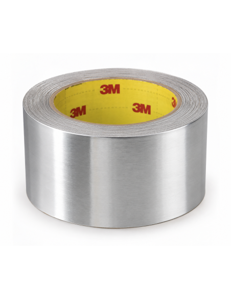 3M Damping Foil 2552 50 mm x 33 m, materiale smorzante in alluminio e polimero viscoelastico per controllo delle vibrazioni.