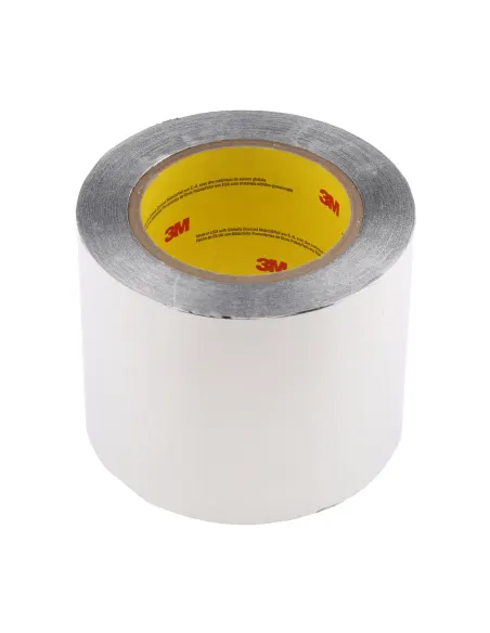 3M Aluminum Foil Tape 425 102 mm x 55 m, nastro in alluminio con adesivo acrilico per sigillatura e riflessione termica.
