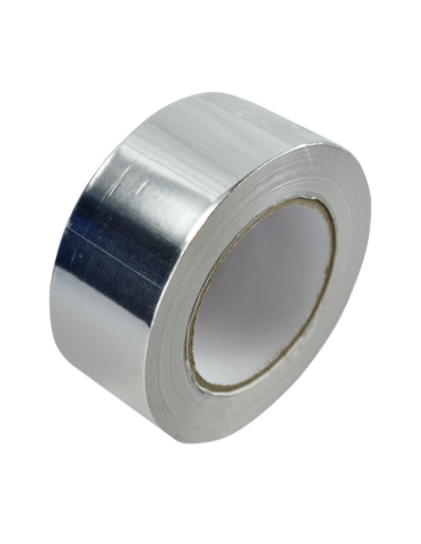AL.80 Aluminium Foil Tape 1000 mm x 50 m, nastro in alluminio da 80 µm con adesivo acrilico puro per HVAC e refrigerazione.
