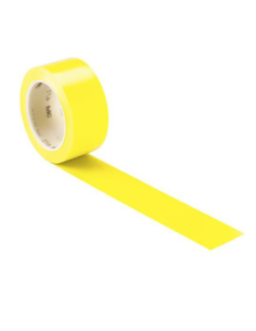 3M Nastro in vinile 764i Giallo 1200 mm x 33 m, con adesivo in gomma per marcatura di pareti e tubazioni. 2
