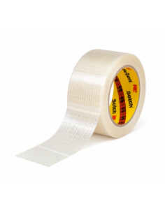 Rotolo 3M Scotch 8959 trasparente 50 mm x 50 m, nastro filament bidirezionale da 0,14 mm rinforzato in fibra di vetro. 2